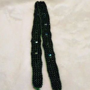 💚Beaded Headband / Hat Band